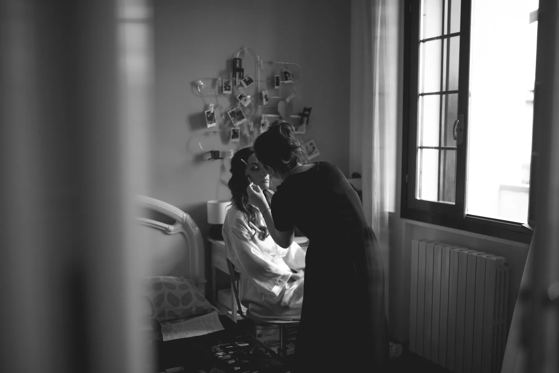 Trucco sposa in Veneto realizzato con luce naturale il giorno del matrimonio