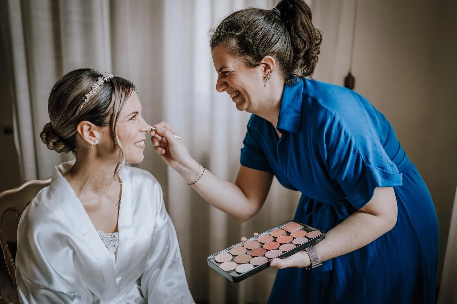Bridal makeup trial in Padua with the make-up artist
