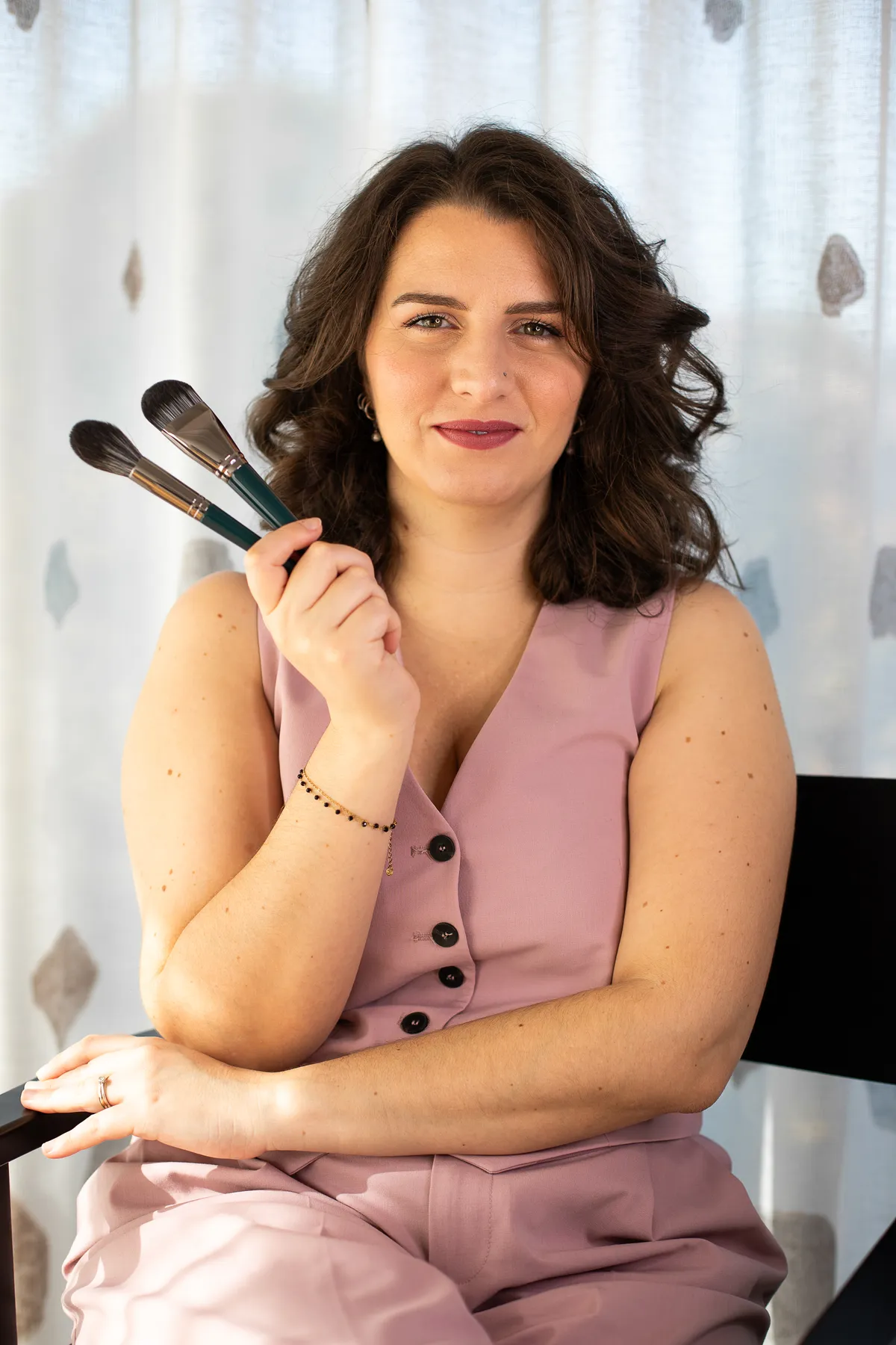 Ritratto di Silvia Pretato, make-up artist e hairstylist a Padova